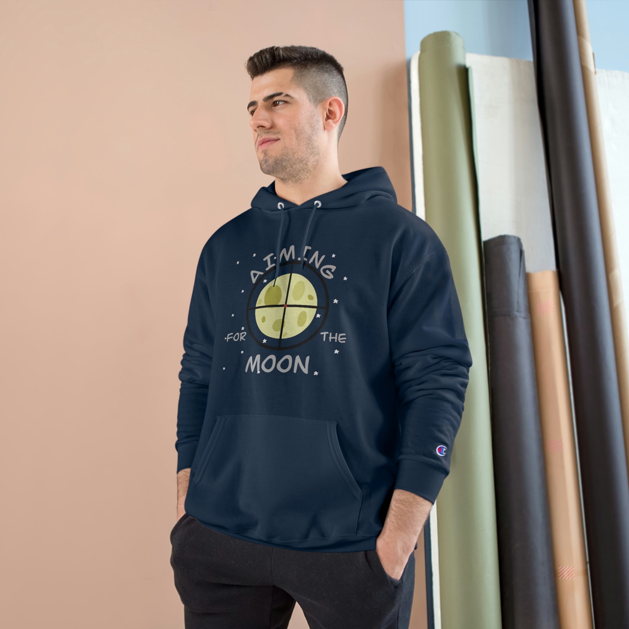 Aiming For The Moon Champion Hoodie