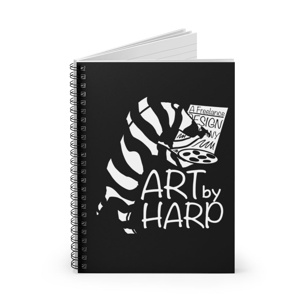 Art By Harp Merchandise: Spiral Notebook - Ruled Line