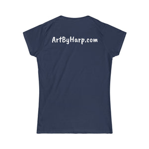 Art By Harp Merchandise: Women's Softstyle Tee