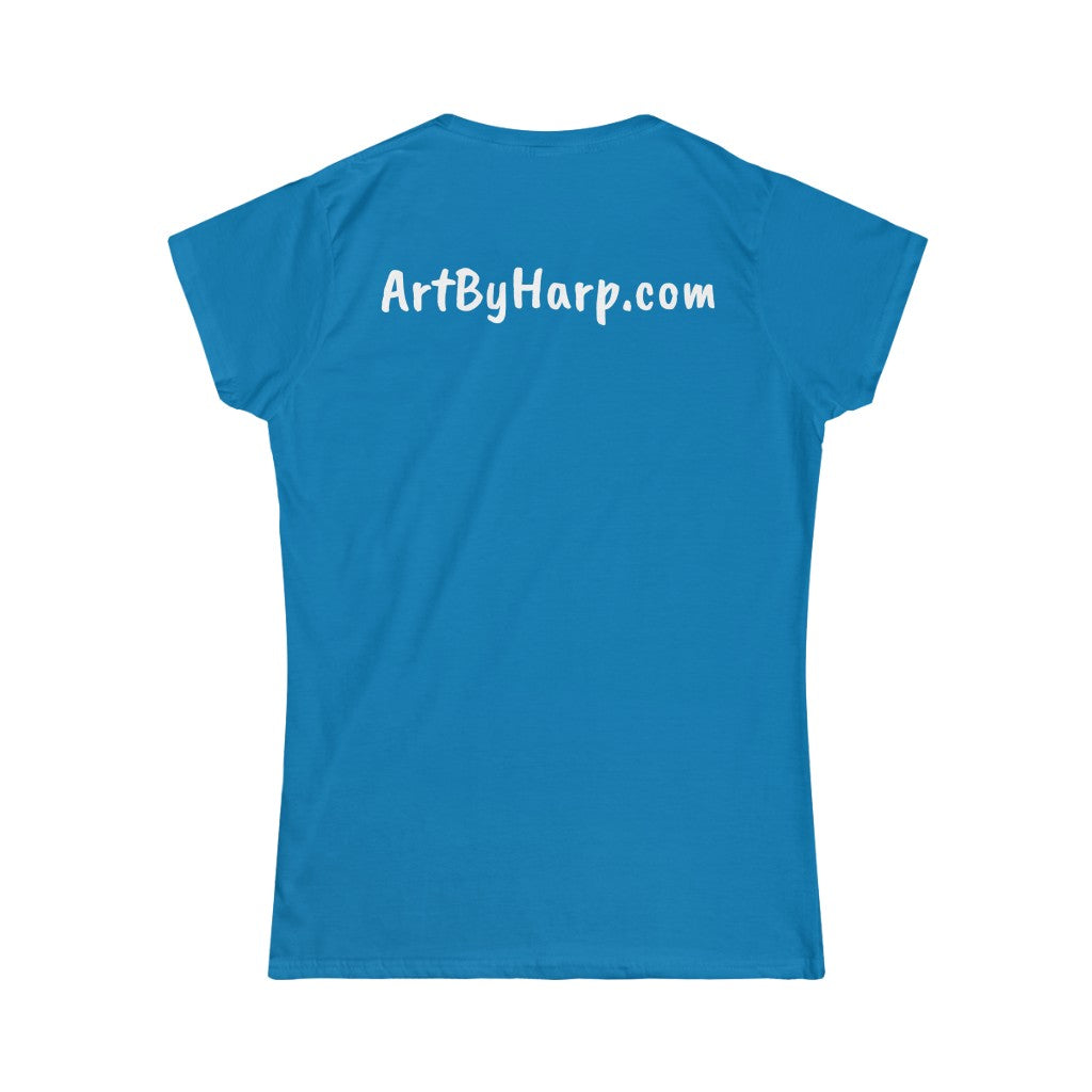 Art By Harp Merchandise: Women's Softstyle Tee