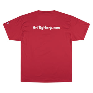 Art By Harp T-Shirt Made by Champion (main logo)