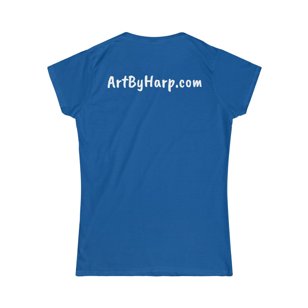 Art By Harp Merchandise: Women's Softstyle Tee