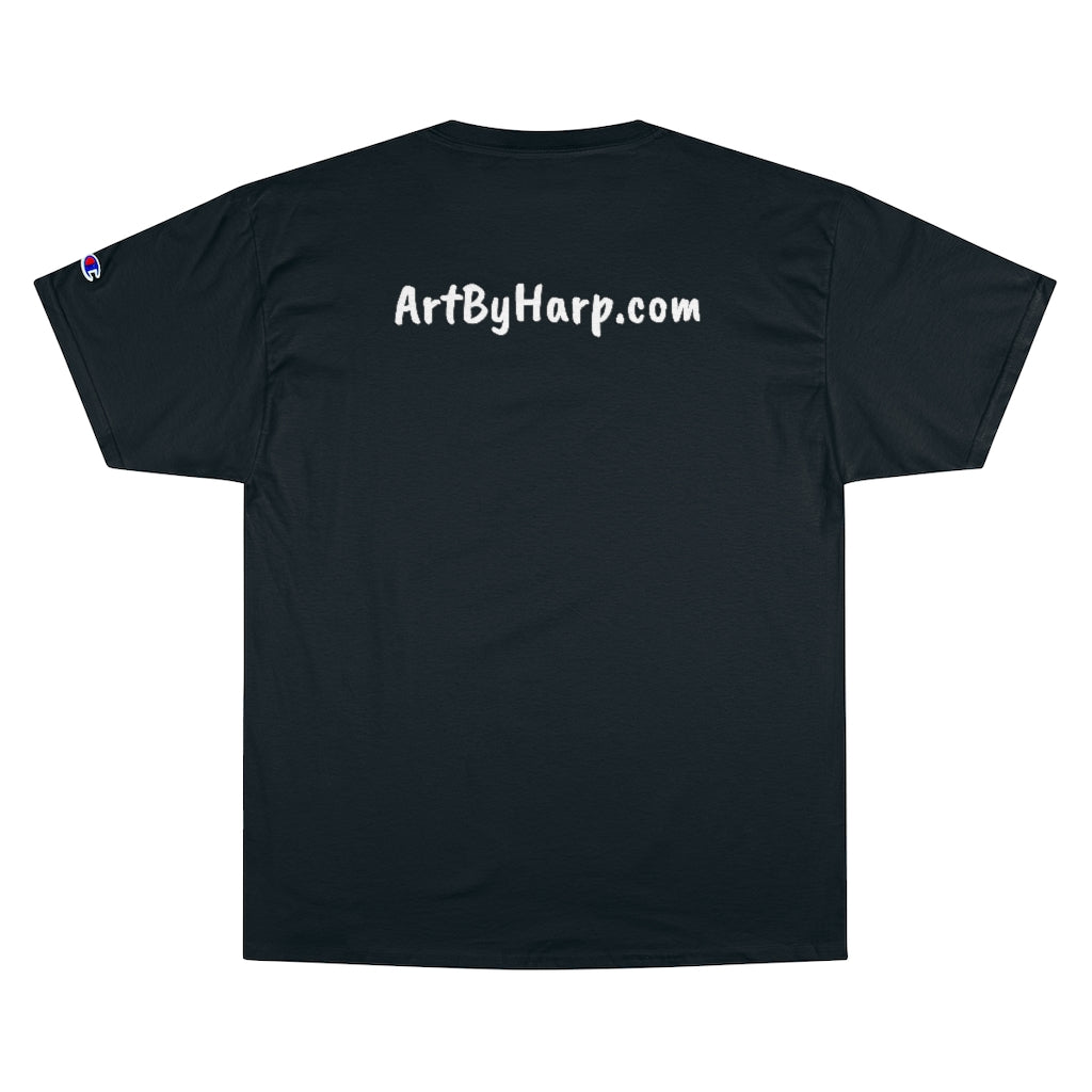 Art By Harp T-Shirt Made by Champion (main logo)