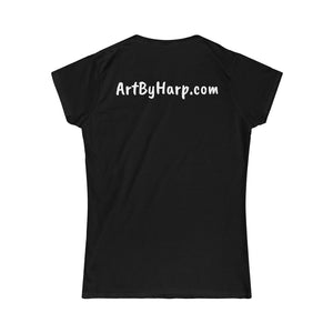 Art By Harp Merchandise: Women's Softstyle Tee