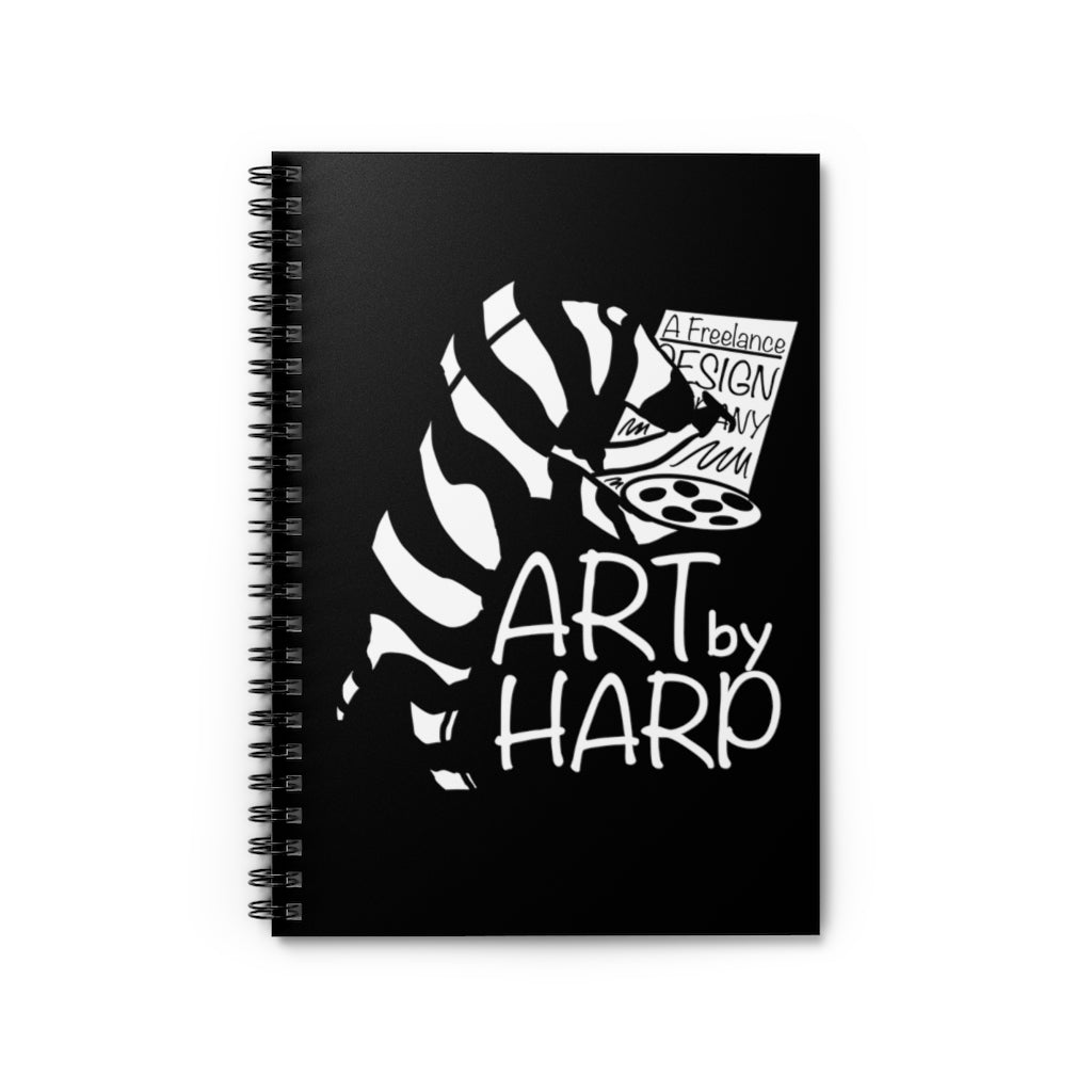 Art By Harp Merchandise: Spiral Notebook - Ruled Line